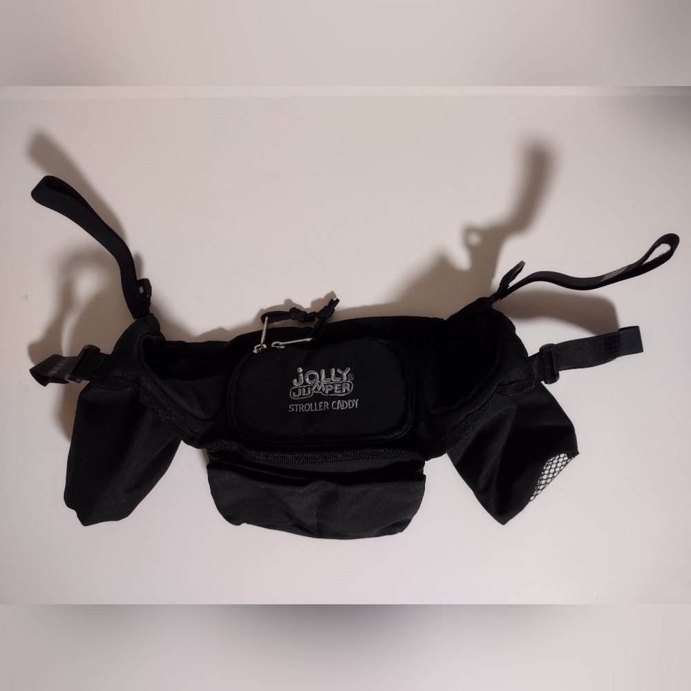 Jolly Jumper Handlebar Console Single Strollers Caddy Drink Holder Storage